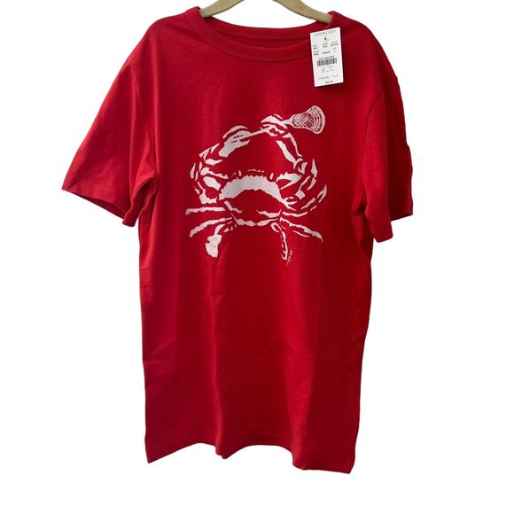J.CREW Other - J. Crew Boys' crab with lacrosse stick graphic tee Size Large